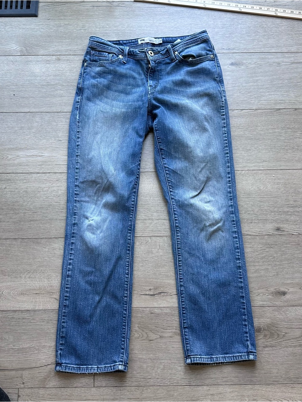 Levi’s 529 Curvy Bootcut Jeans Women’s Size 12 Medium Wash Stretch Denim‎